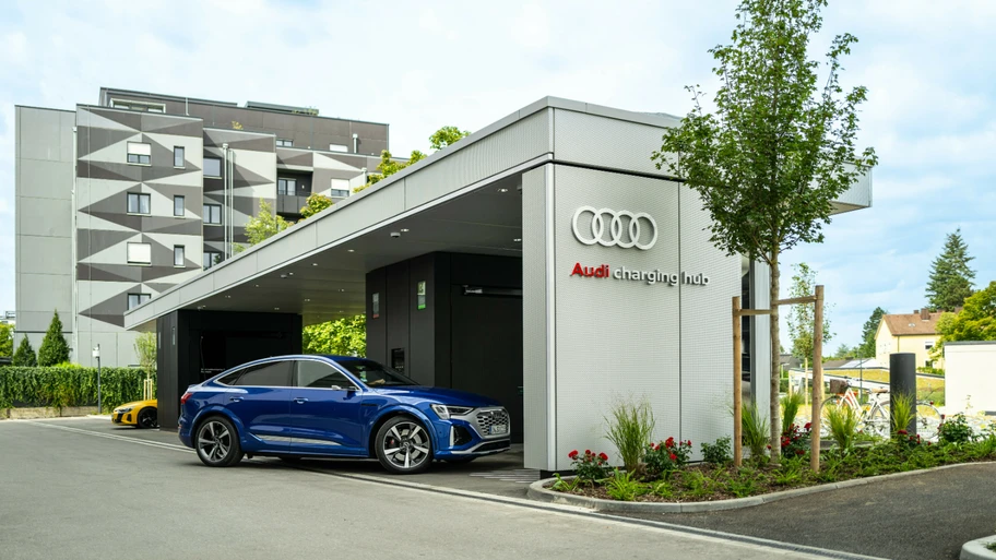 Conoce el Charging Hub, la estación de carga rápida de Audi