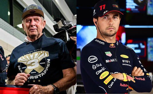 Checo Pérez podría no seguir en Red Bull, Helmut Marko adelanta que “tenemos tres pilotos listos”
