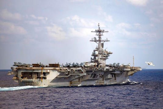 Seúl, Tokio y Washington hacen ejercicios navales con portaaviones de EU