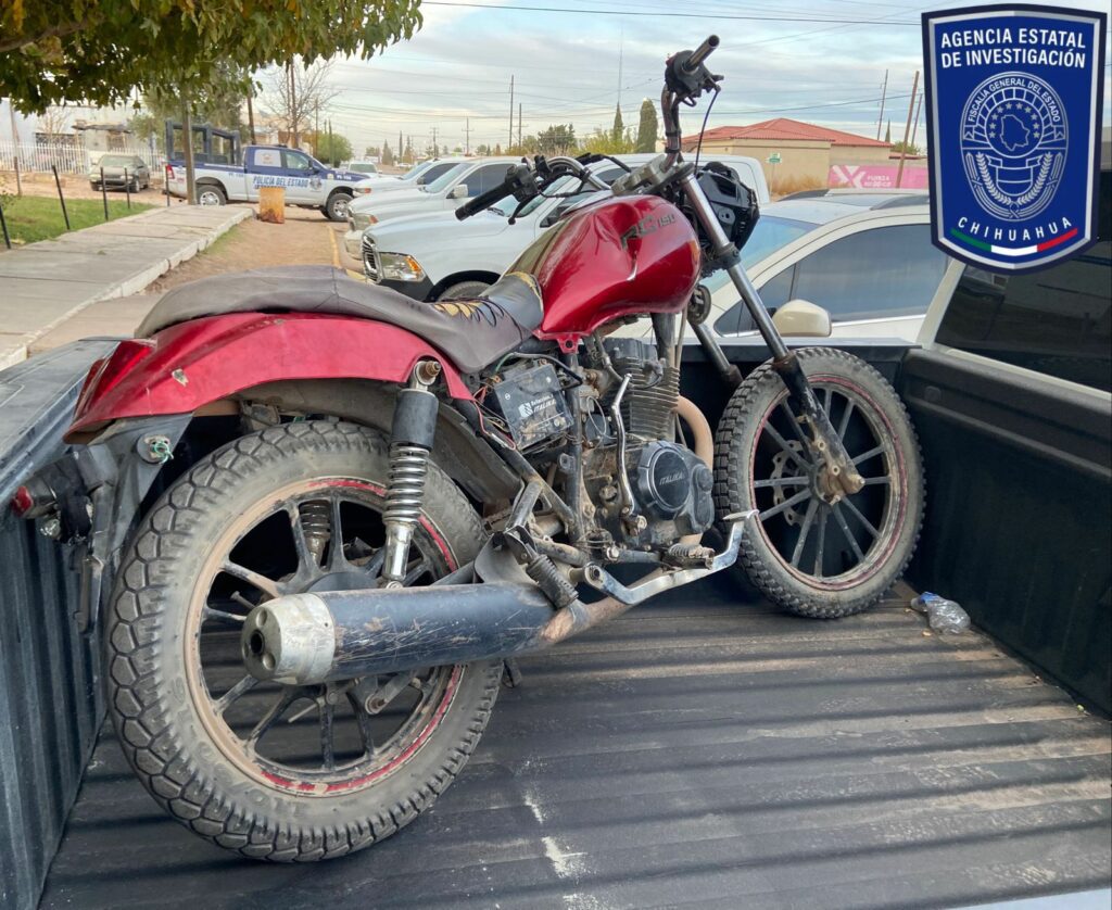 Recuperan motocicleta que tenía reporte de robo en NCG